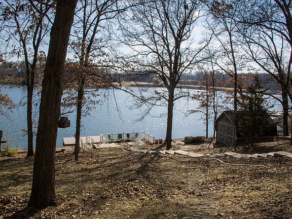 Lake view from side yard
