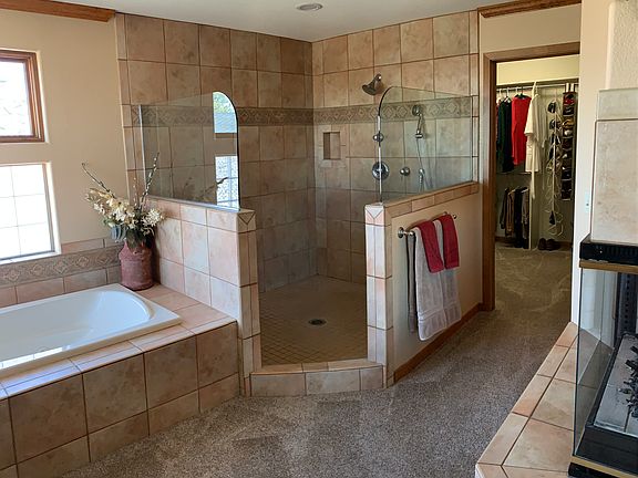 Master walk-in shower