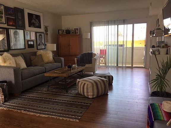 Living room looking west to the balcony