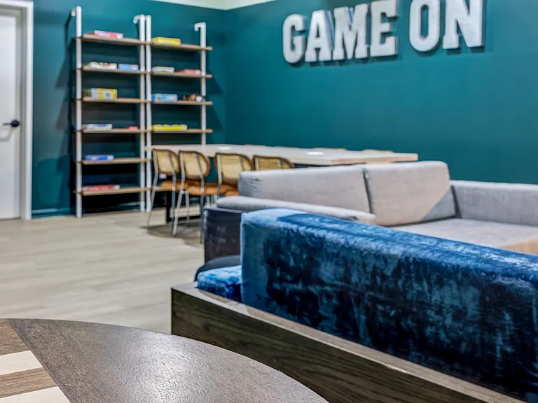 Step into the vibrant game lounge at Luckey Platt, where fun meets community. Enjoy a variety of games in a stylish setting, perfect for relaxation and socializing. Don't miss out on your chance to be part of this dynamic living spaceschedule a tour today