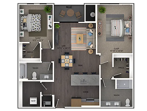 Floor plan C5b