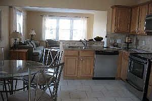 1st floor kitchen seen from utility room/rear entrance