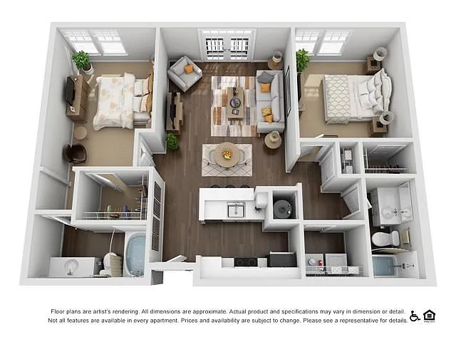 Floor plan 2BA