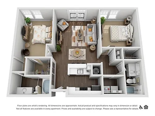 Floor plan 2BA
