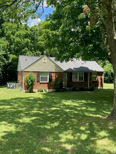 Front of house in summer