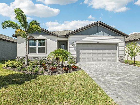 The Emilia Floorplan Exterior at 449 Sun Chaser Dr.