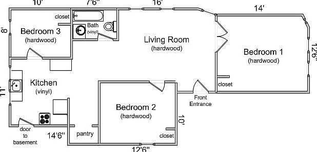 2nd image of 535 W Washington Ave APT 1