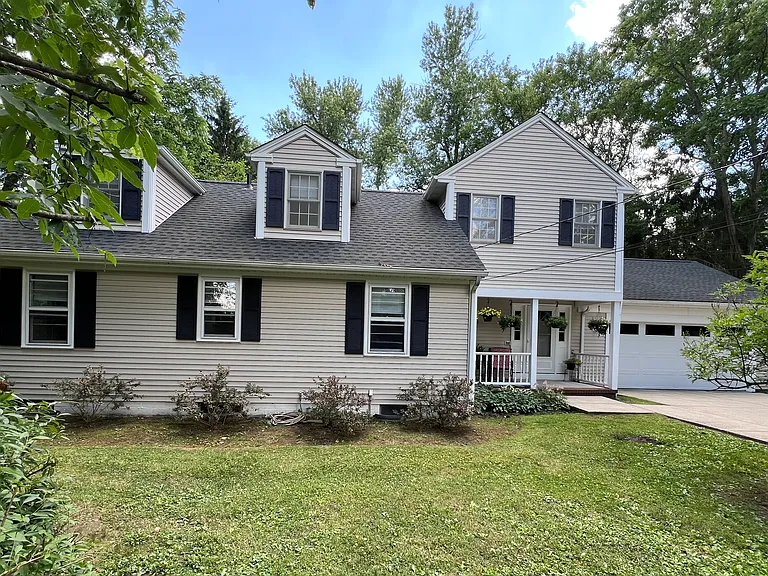 Front of home entrance.