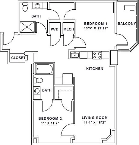 Floor plan B1