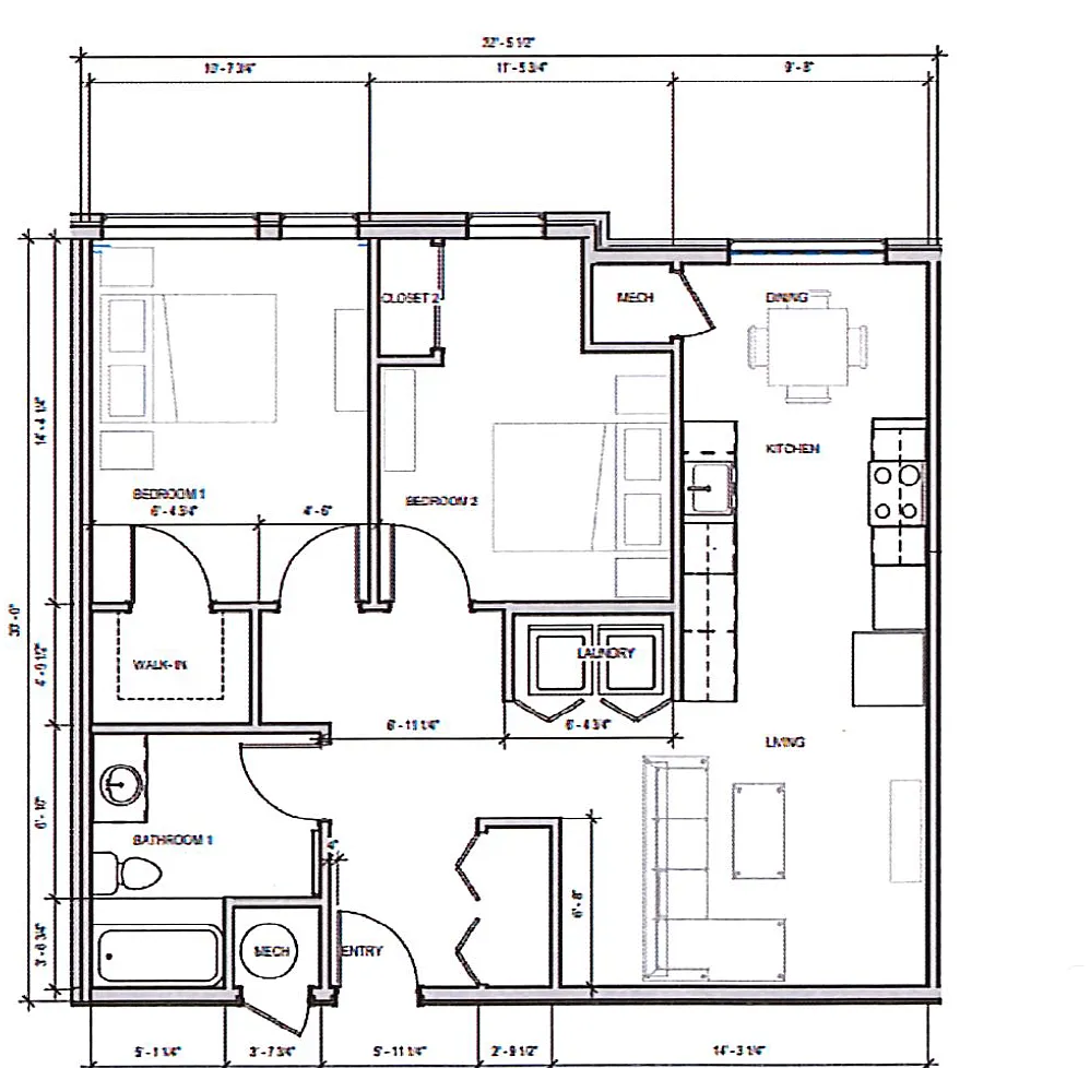 Floor plan Strategic Two By One