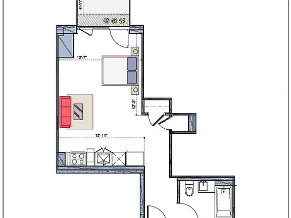 2nd image of 44-41 Purves St #413A
