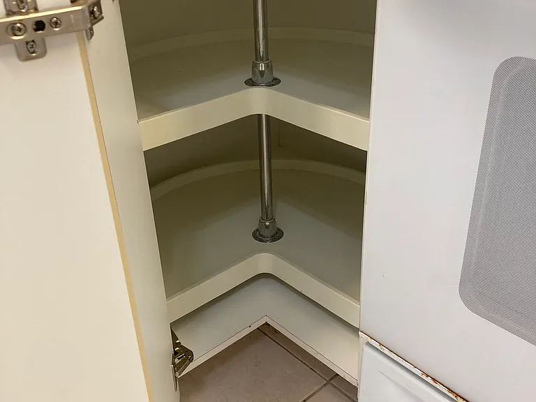 Lazy Susan cabinet space