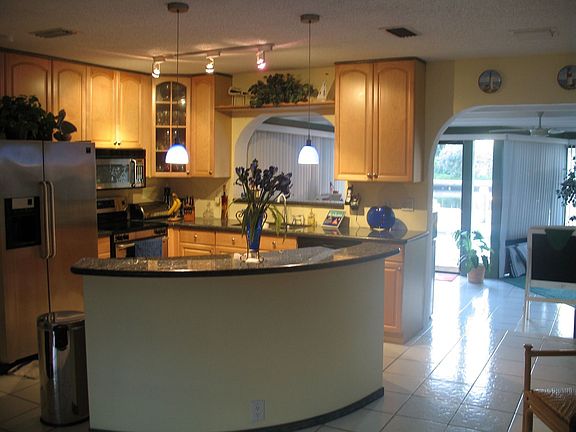 Kitchen/Island/Bar View-Stainless and Granite Countertops 