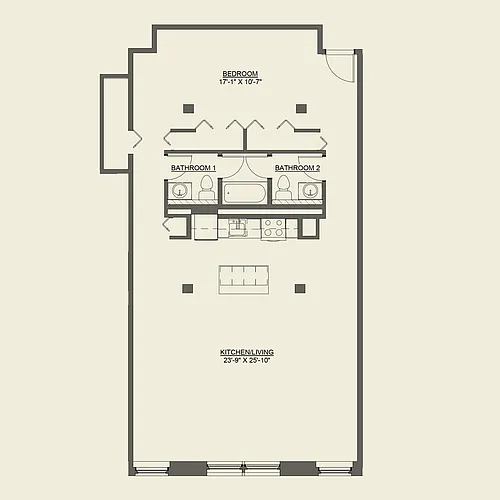Floor plan CA1