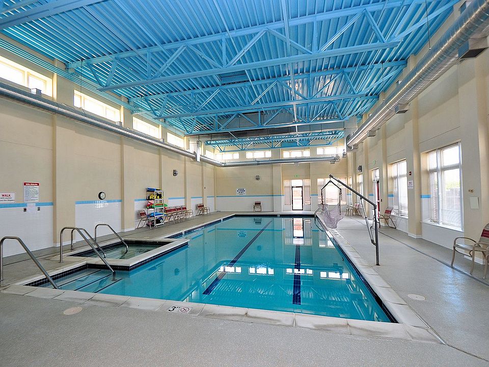 Indoor heated pool with hot 