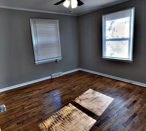 Spacious primary bedroom