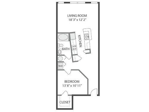 Floor plan A400