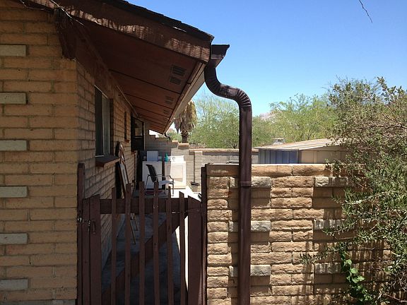Private walled in back yards