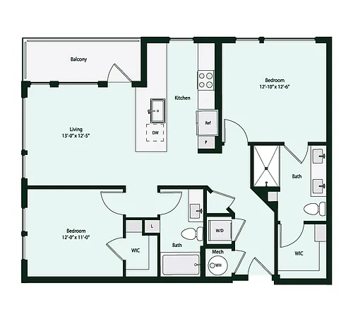Floor plan B1-1