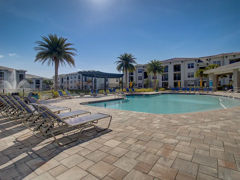 Coralina Apartments | Cape Coral, FL | Island-Style Lagoon Pool