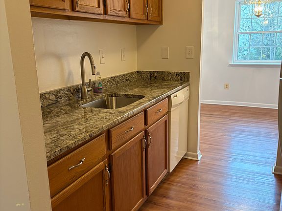 New granite counter and sink