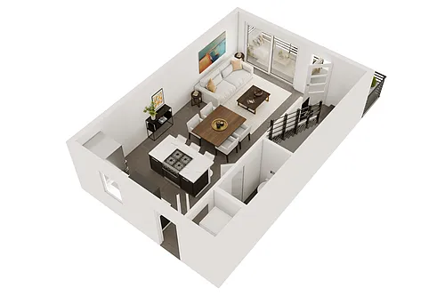 Floor plan 2-Story Townhome