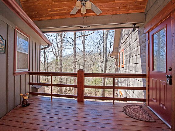 Covered deck from garage 