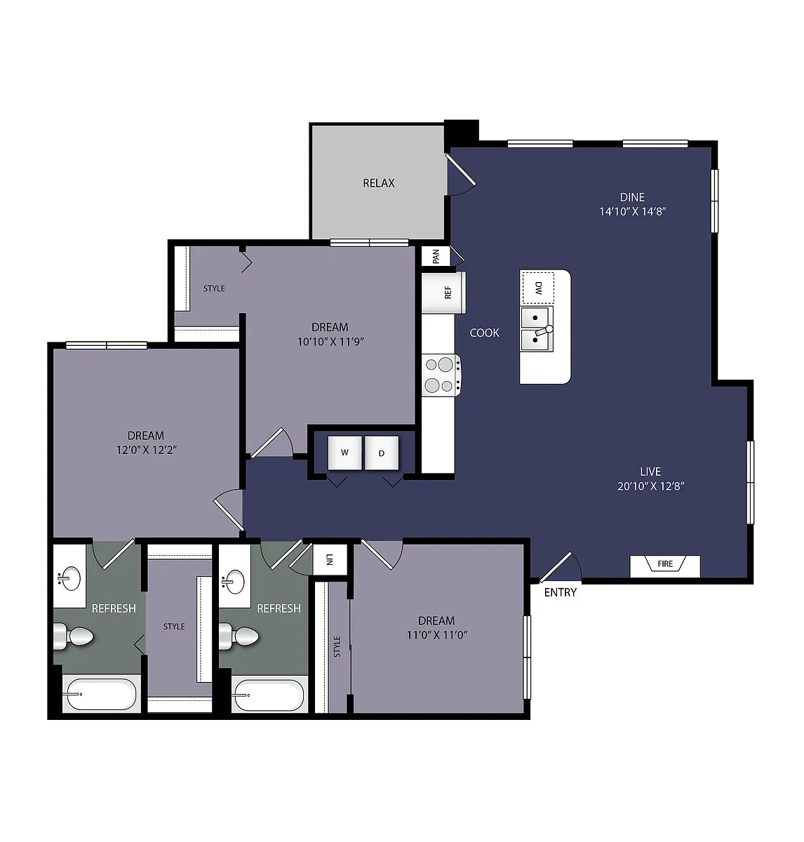 Floor plan C1