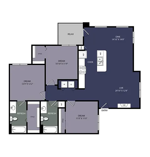 Floor plan C1