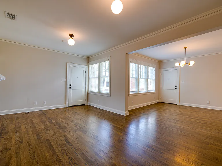 View of Living Room and Dining Room