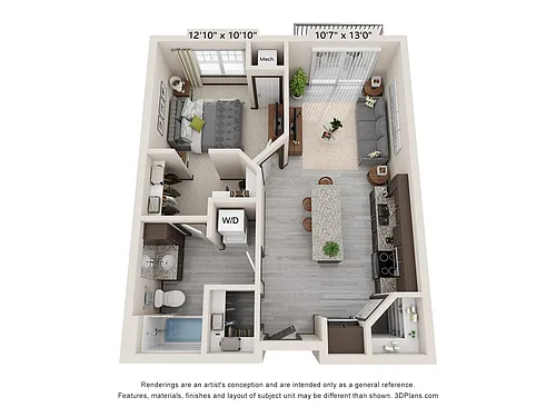 Floor plan 2B