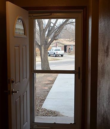 Interior view of new doors
