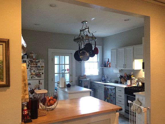 kitchen with new dishwasher and refrigerator