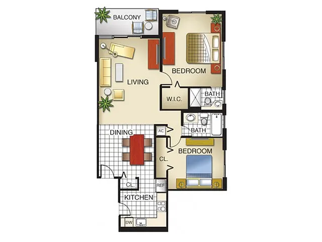 Floor plan Model BX