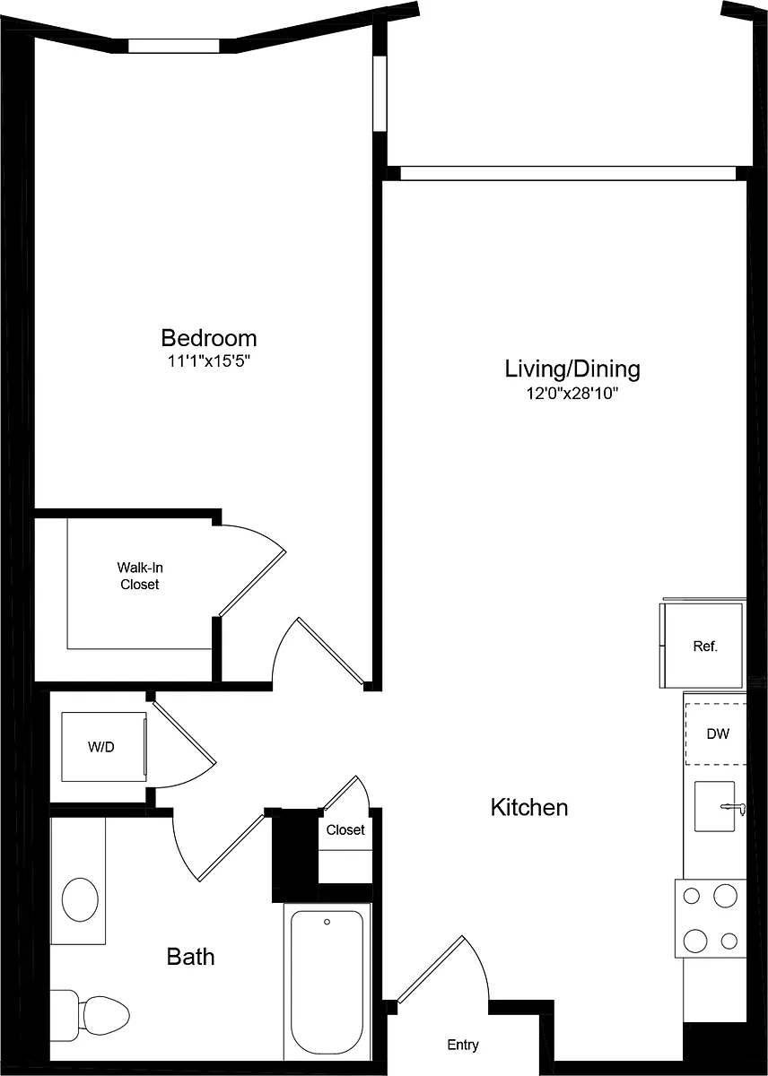 Floor plan 1A.2 - Curved