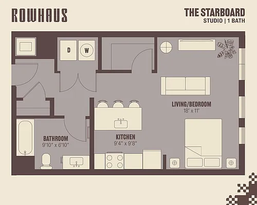 Floor plan The Starboard