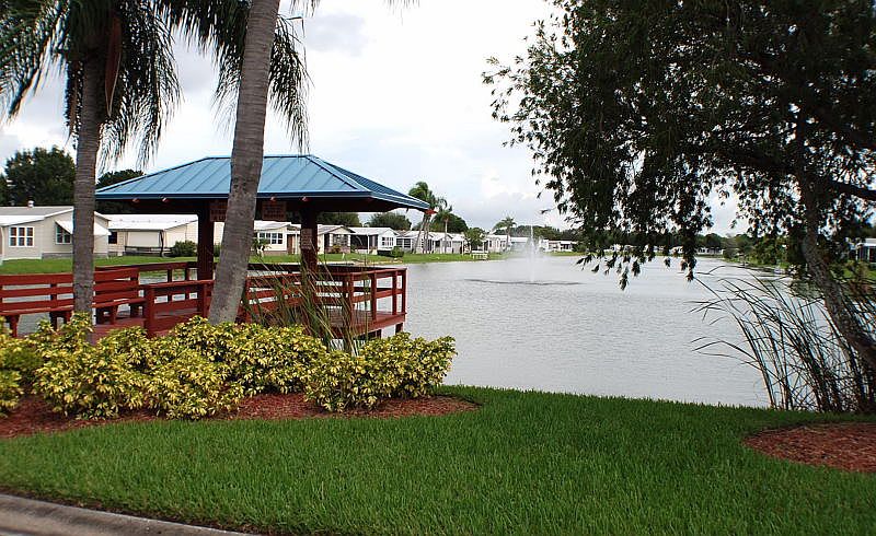 Community Lake & Gazebo