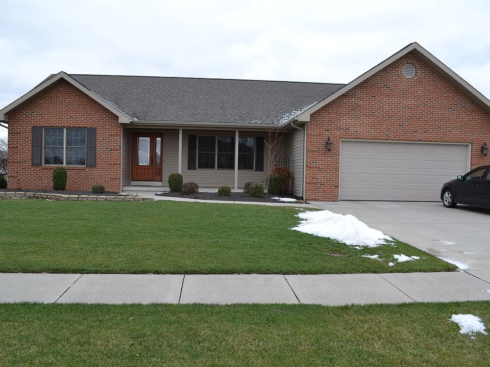 Beautiful front view of home