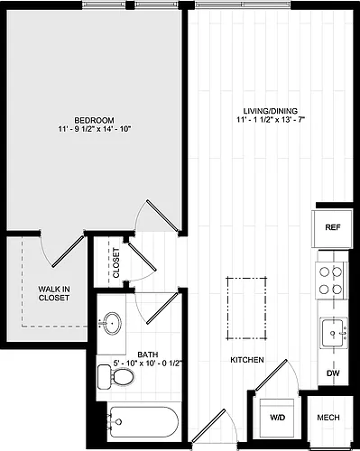 Floor plan A1M