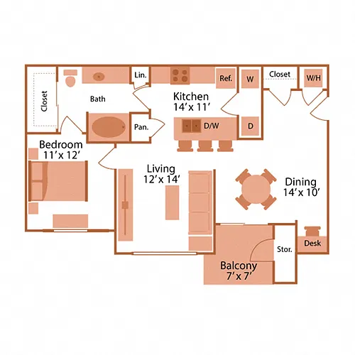 Floor plan Colca (A1)