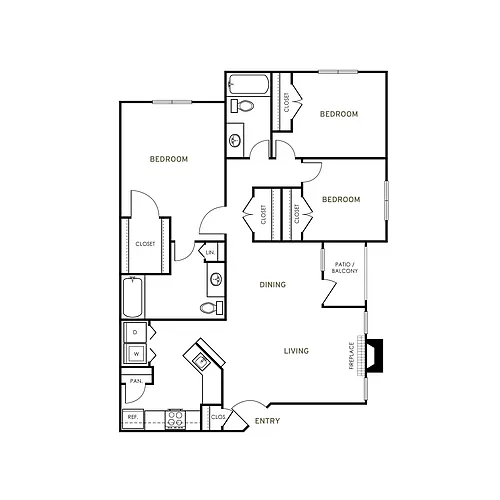 Floor plan C1 Renovated
