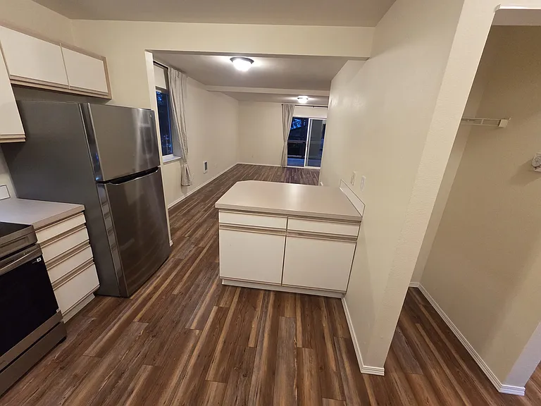 Kitchen towards open living space