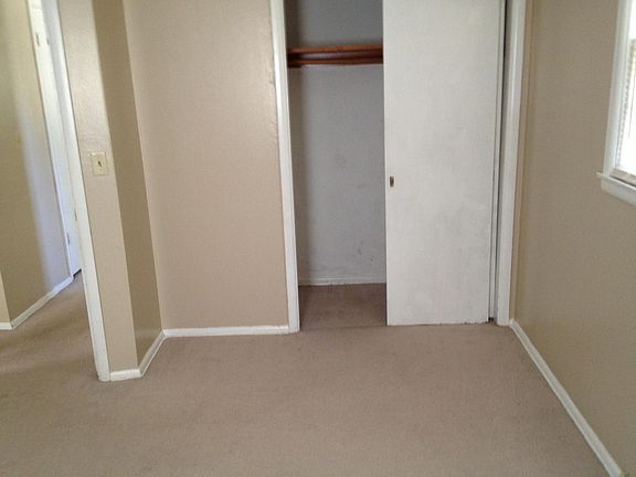both bedrooms have large closets