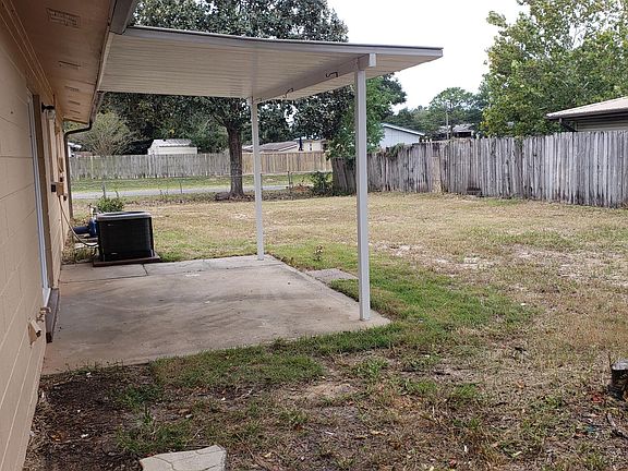 Back Yard With Covered Patio