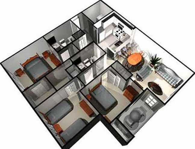 spacious layout