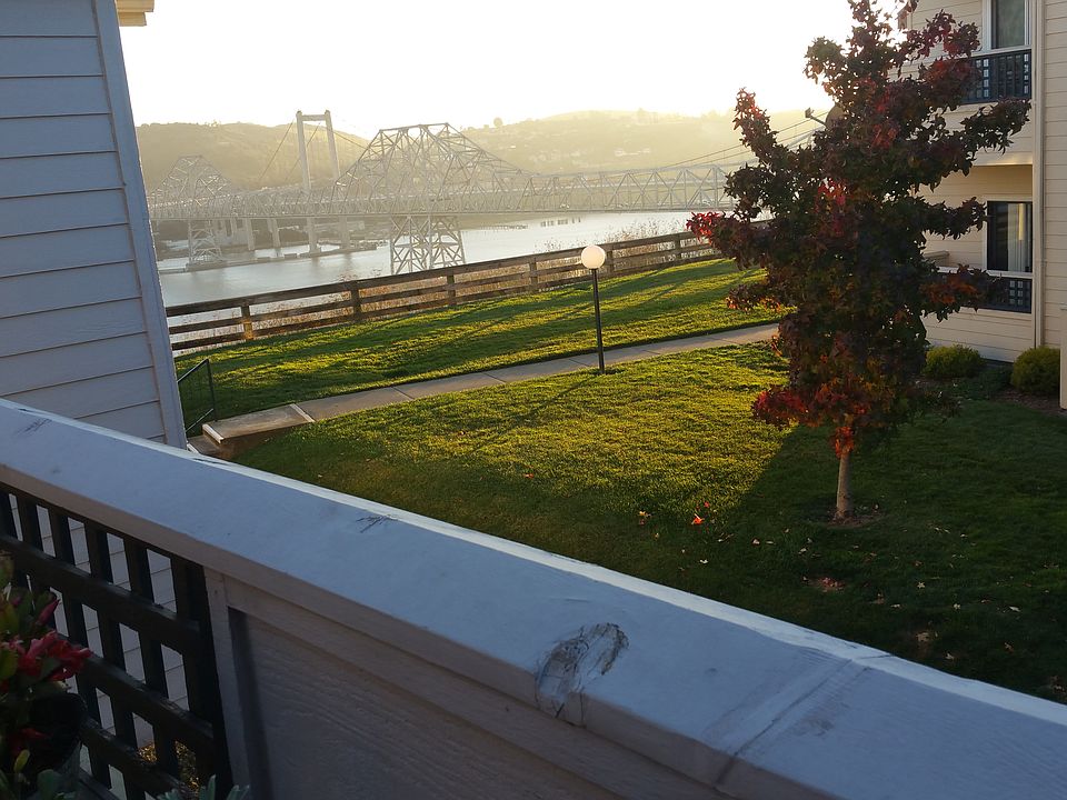 Deck overlooking the Strait