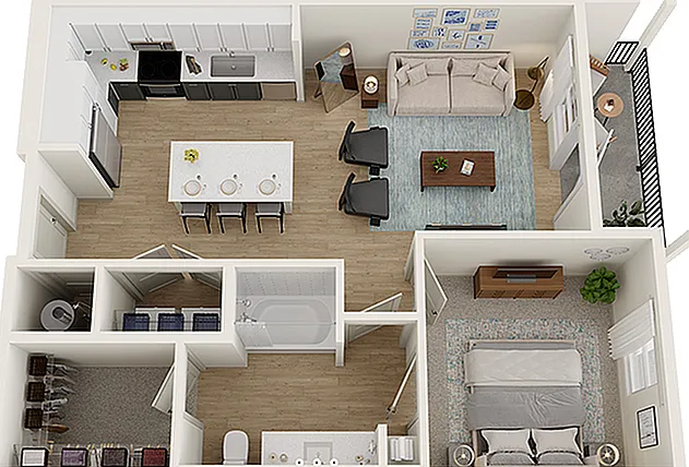 A1C Floor Plan A1C Floor Plan