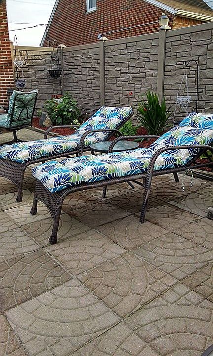 Patio and Fenced yard