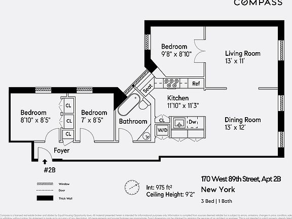 2nd image of 170 W 89th St APT 2B