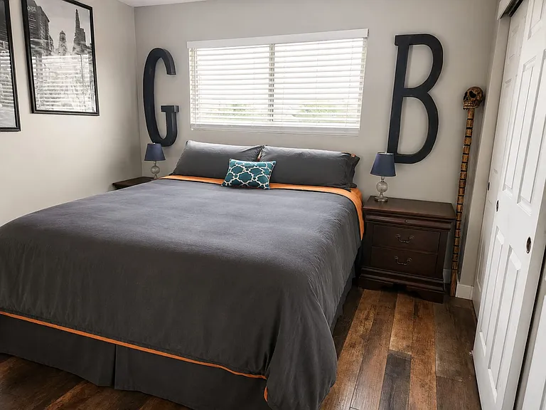 Primary Bedroom (yes, this is a king bed)